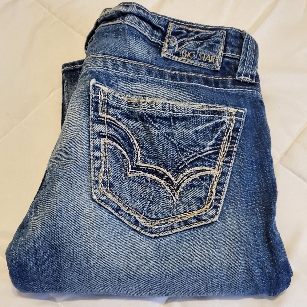 Big Star Casey K Low Rise Slim Fit Jeans Size 27L